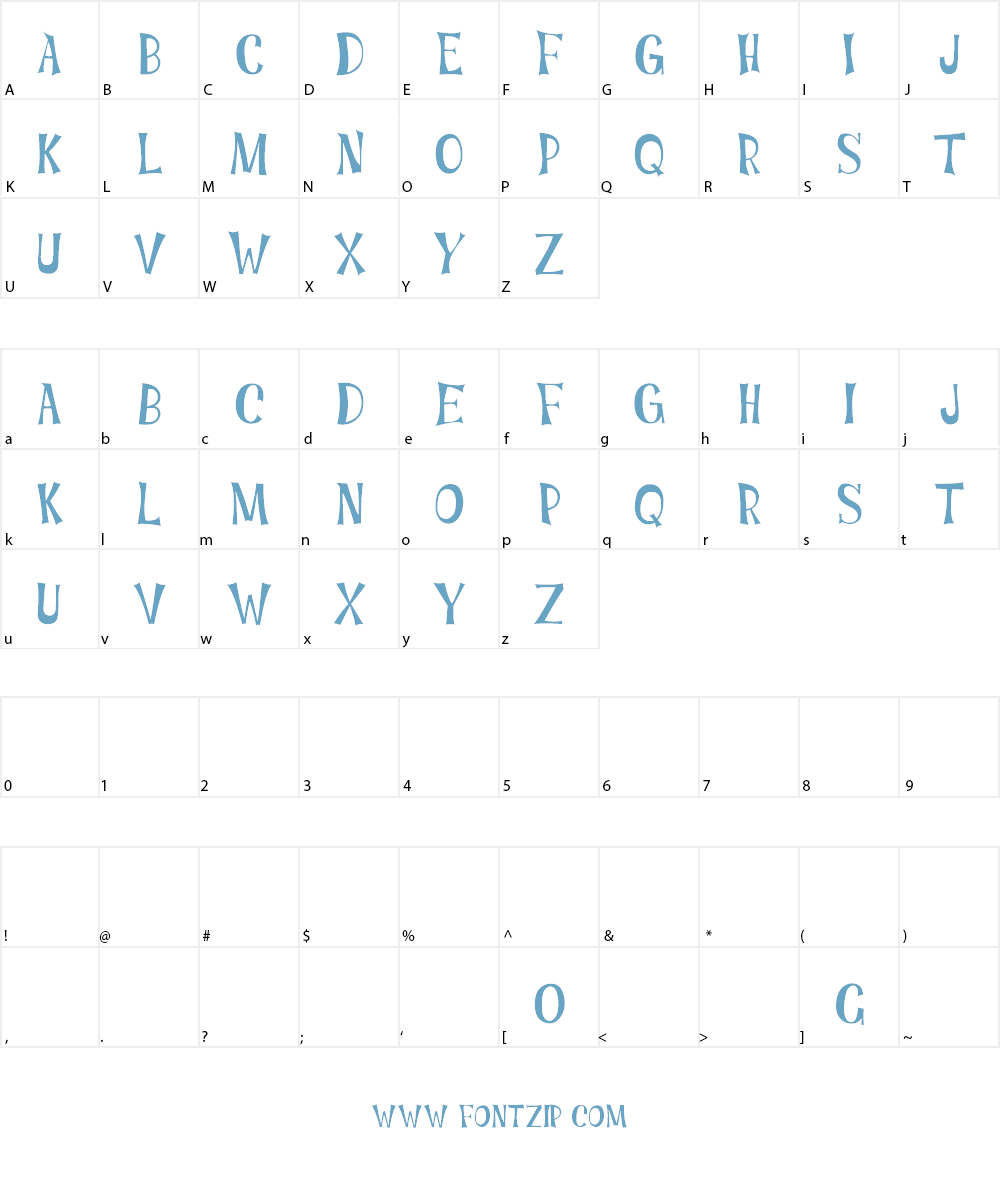 HTF Logo Font Character